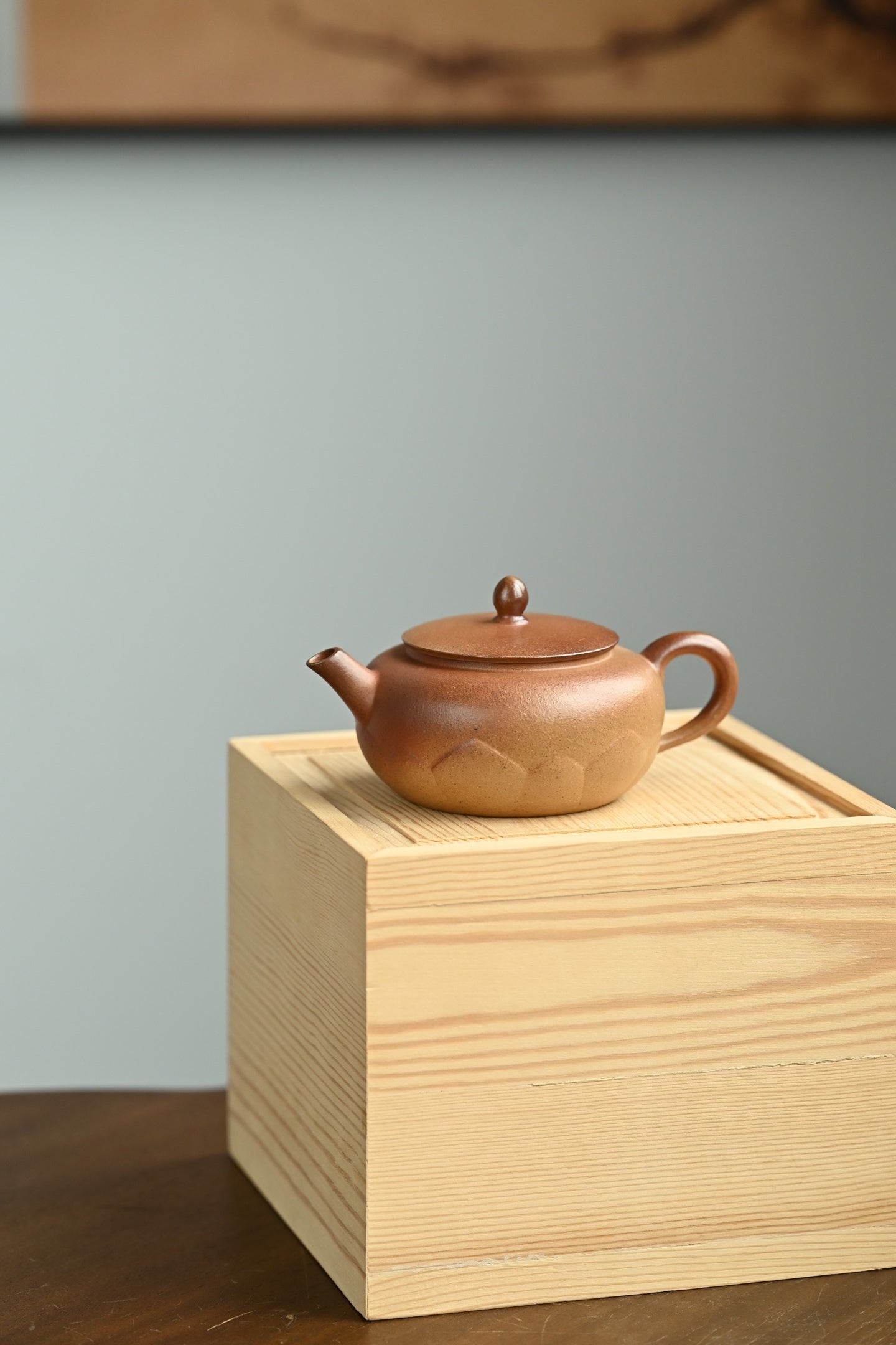 云盏·全手工 /高工蒋锡坤作品 /容量180cc/黄金段柴烧