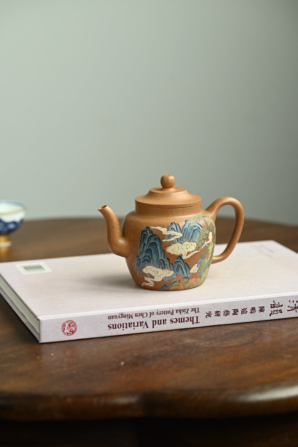 宫灯·全手工 （双证书）/高工蒋锡坤作品/清华美院教授李燕装饰/容量240cc/原矿段泥