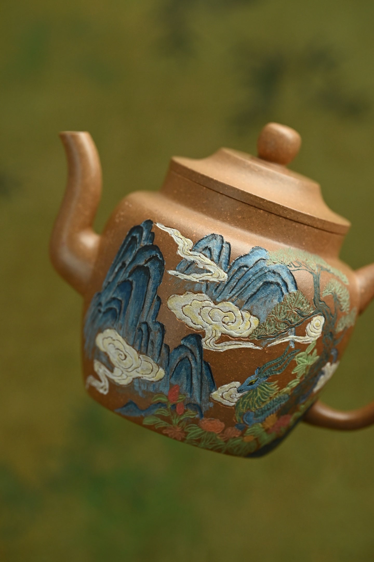 宫灯·全手工 （双证书）/高工蒋锡坤作品/清华美院教授李燕装饰/容量240cc/原矿段泥