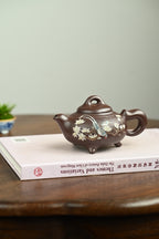 三足宝鼎·全手工 （双证书）/高工蒋锡坤作品/中央美院教授李洪亮装饰 /容量250cc/铁皮石红