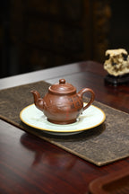 竹节潘壶·全手工 （双证书）/高工蒋锡坤作品 /中央美院教授南景黎装饰 /容量260cc/原矿底槽清
