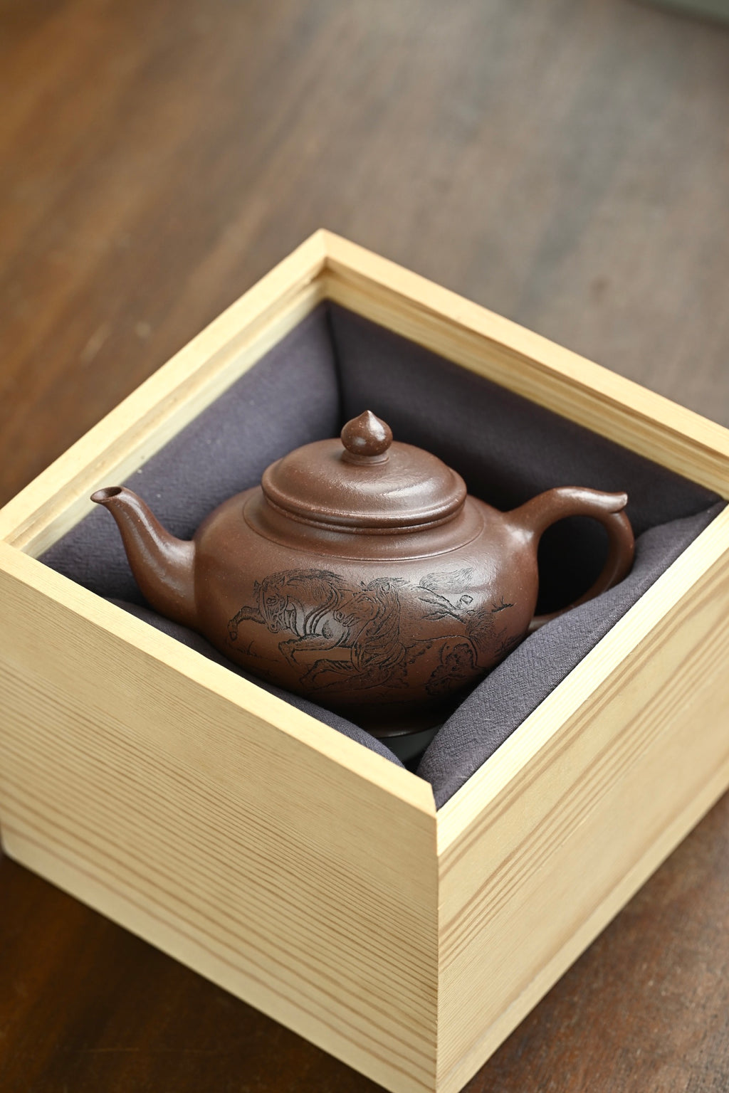 笑樱·全手工 （双证书）/高工蒋锡坤作品/清华美院教授李燕装饰 /容量280cc/紫玉金砂