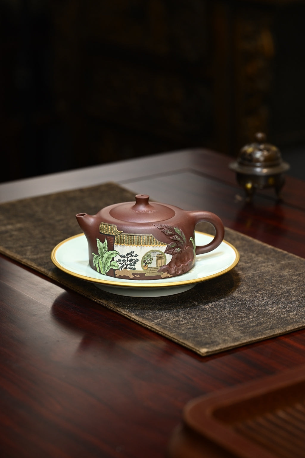 天际·全手工/高工蒋锡坤作品 /容量260cc/原矿紫茄泥