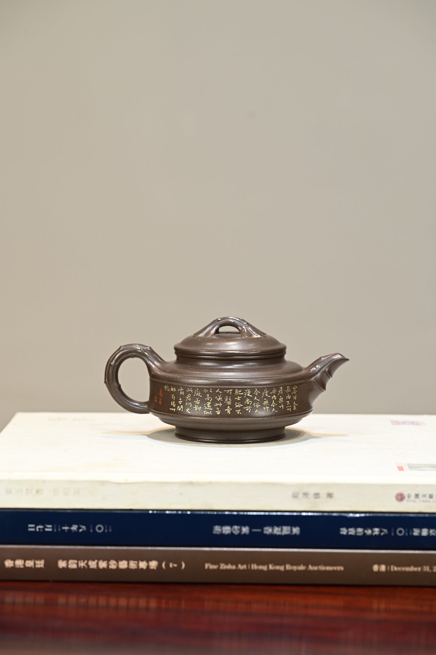 双线竹鼓·全手工  /高工蒋锡坤作品  /容量300cc/深井老紫泥