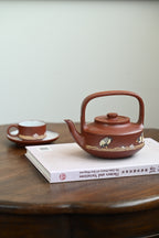 提璧提梁套组·全手工/高工蒋锡坤作品 /容量580cc/景舟红泥