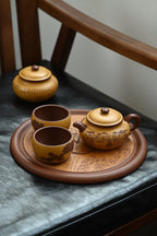 仿古套组·全手工 （双证书） /高工蒋锡坤作品/太白装饰 /容量280cc/原矿底槽清