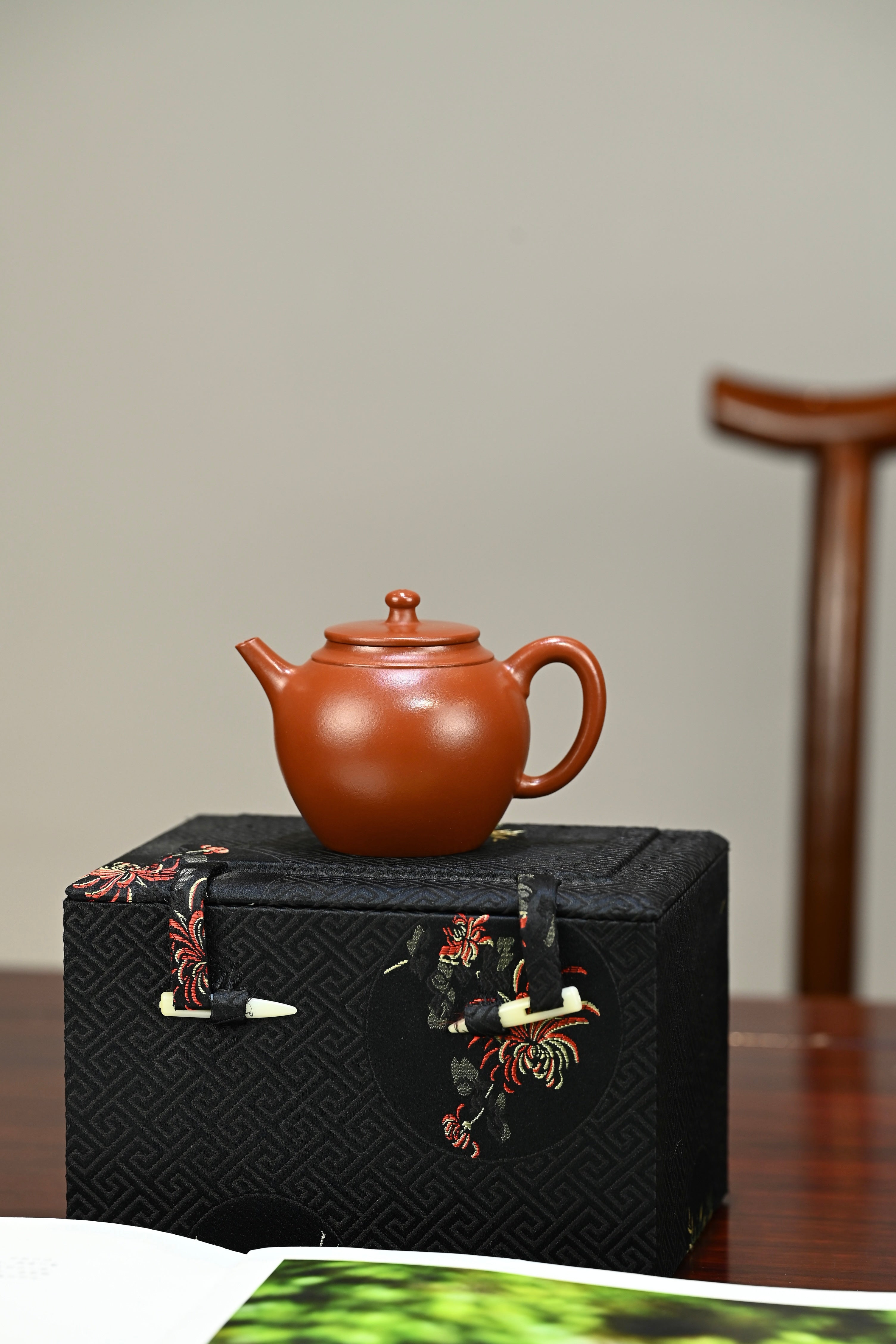 婷韵·原创作品/范泽锋夫人国高工汤宣武作品 /容量170cc/龙德堂大红袍