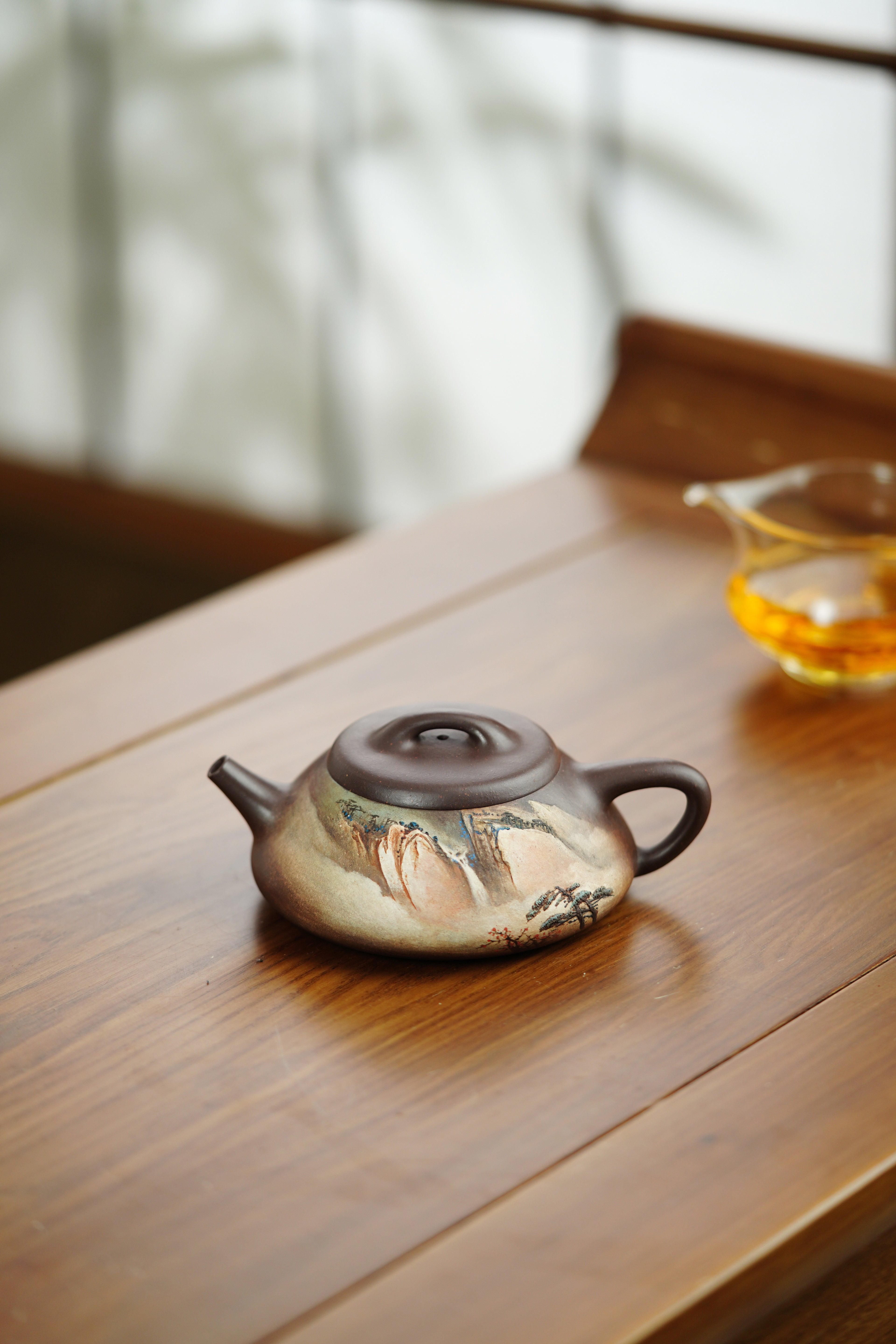 【双泰斗合璧·紫砂史巅峰】紫砂界天花板｜何光宏·邱玉林双宗师联袂创作《纳瓢》原矿极品老紫泥·230cc