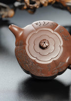 储立之大师｜中国陶瓷艺术终身成就奖获得者｜典藏重器【筋纹梅花周盘套组】原矿优质底槽清·300cc