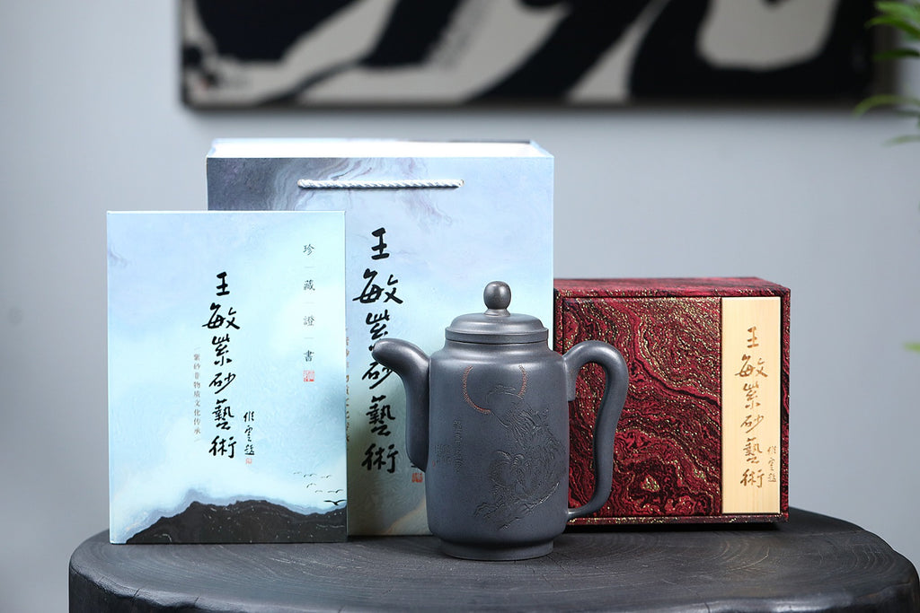 三工合作 ！《集思》 王敏（正高级工艺美术师）原矿老青段高温还原烧，1000cc，并列33孔出水