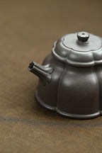 莲韵·全手工/容量180cc/原矿天青泥 “上品莲台皈净土，六时禅诵入青冥