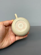 一器藏心经·紫砂纳万福｜郑求标大师同系列大拍31.7w｜限量款双心经至尊藏品《西施》原矿极品白玉段·150cc