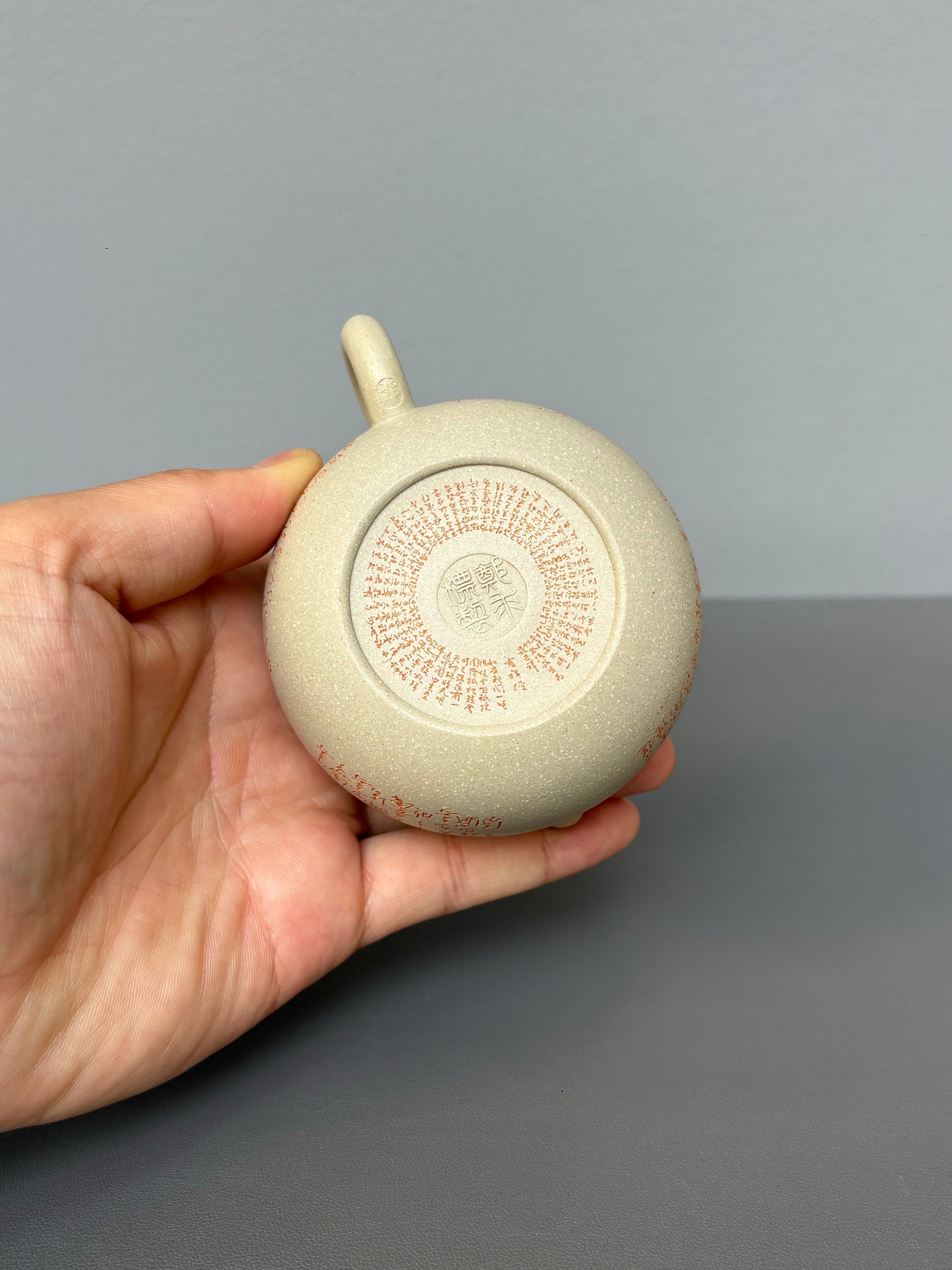 一器藏心经·紫砂纳万福｜郑求标大师同系列大拍31.7w｜限量款双心经至尊藏品《西施》原矿极品白玉段·150cc