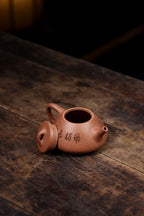 【孔雀石瓢】 制壶：范俊华 国家级工艺美术师) 泥料：原矿老段泥 容量：200cc