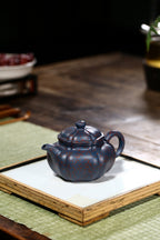 【葵仿古】 制壶：刘彩萍（国家级工艺美术师） 泥料：原矿天翠红砂 容量：200cc