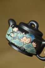 道洪玉璧·全手工 （双证书）/高工蒋锡坤作品  /中央美院教授李洪亮装饰 /容量300cc/石黄