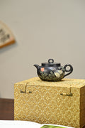 扁鼓·全手工 （双证书） /高工蒋锡坤作品  /中央美院教授李洪亮装饰 /容量260cc/石黄