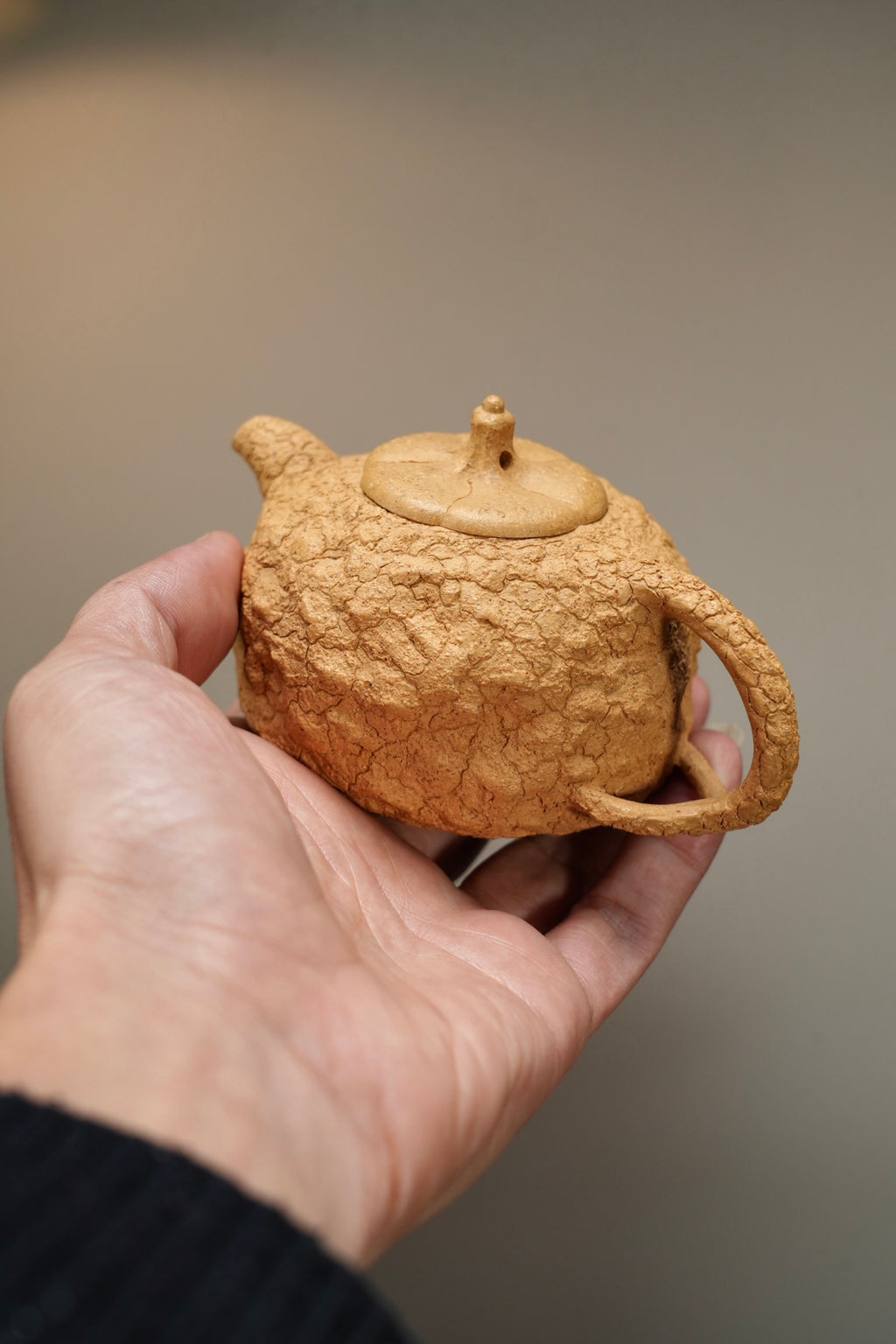 全手工【供春】 原矿极品黄金段泥·170cc·内推孔