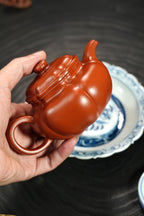 全手工【葵仿古·摹古器】 原矿极品朱泥·240cc·7孔