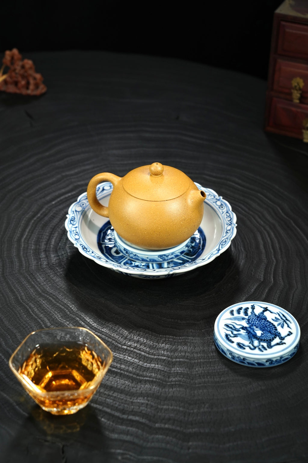 全手工【西施】 原矿极品黄金段泥·200cc·内推孔