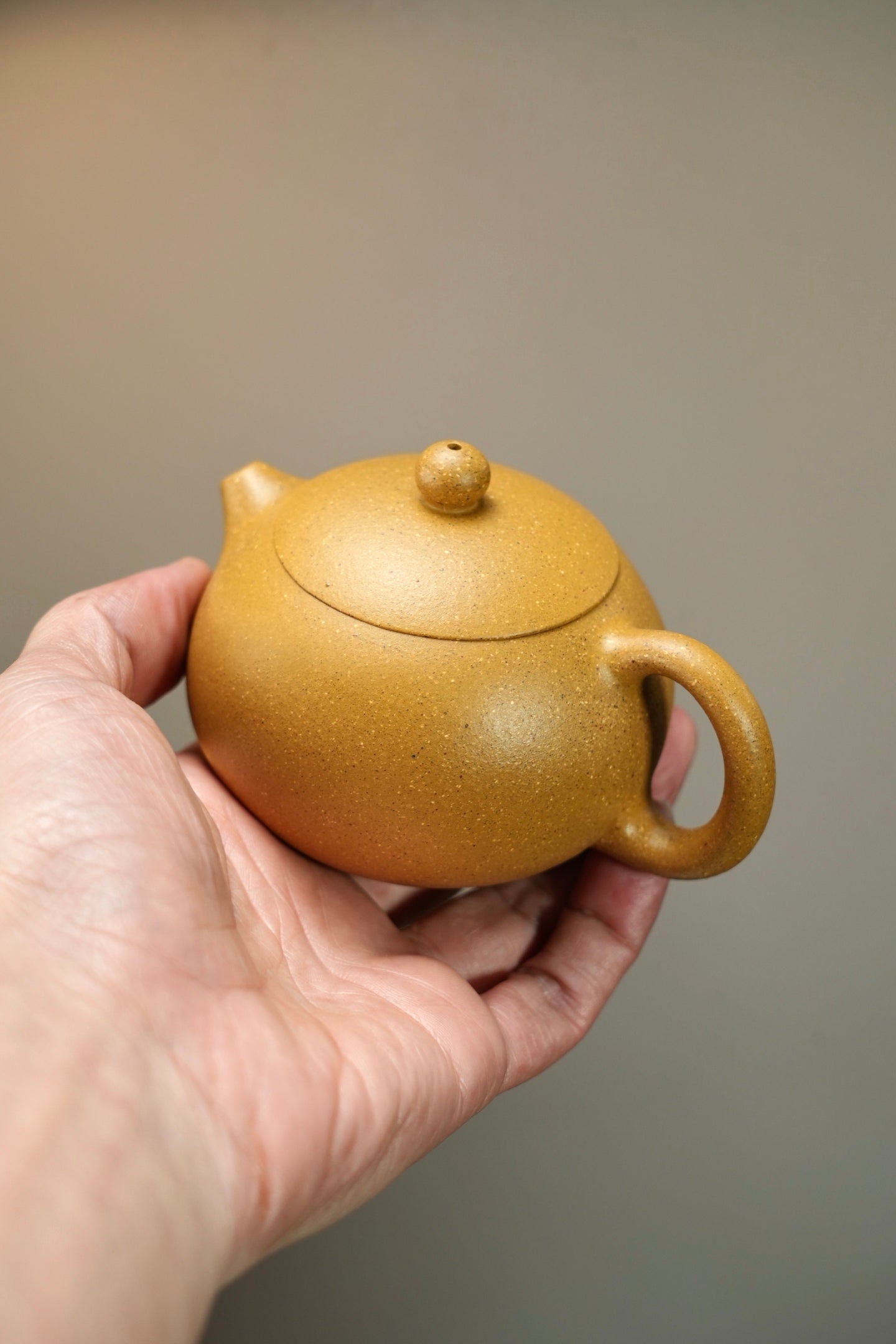 全手工【西施】 原矿极品黄金段泥·200cc·内推孔