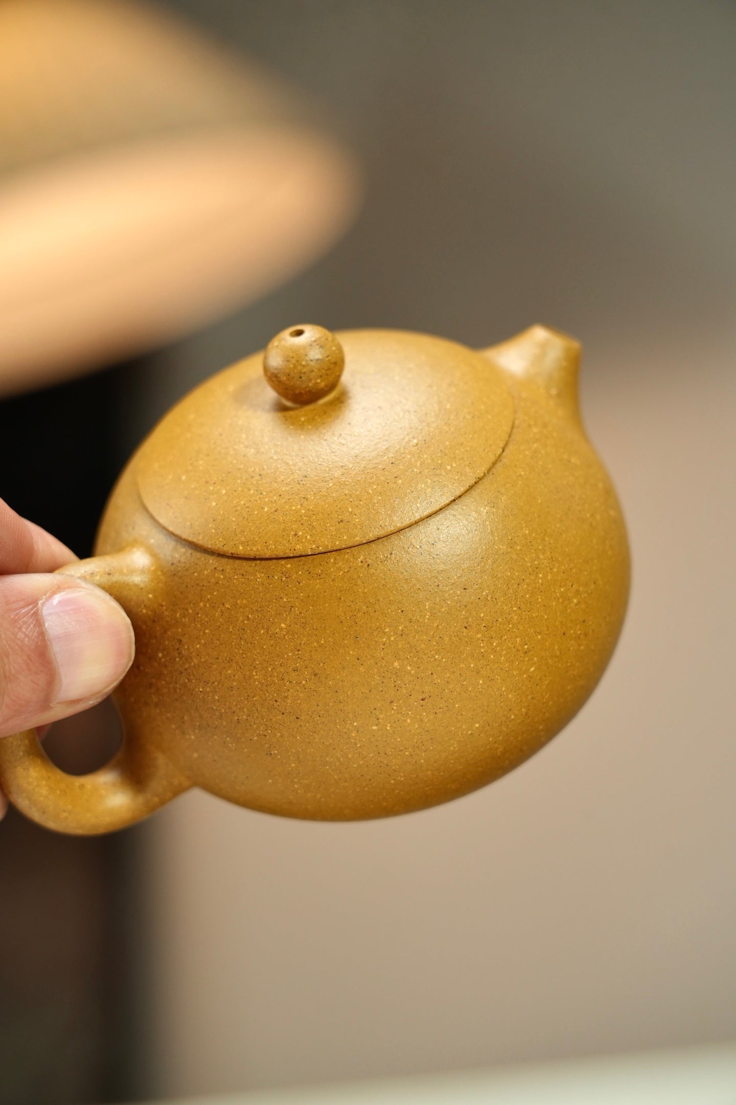 全手工【西施】 原矿极品黄金段泥·200cc·内推孔