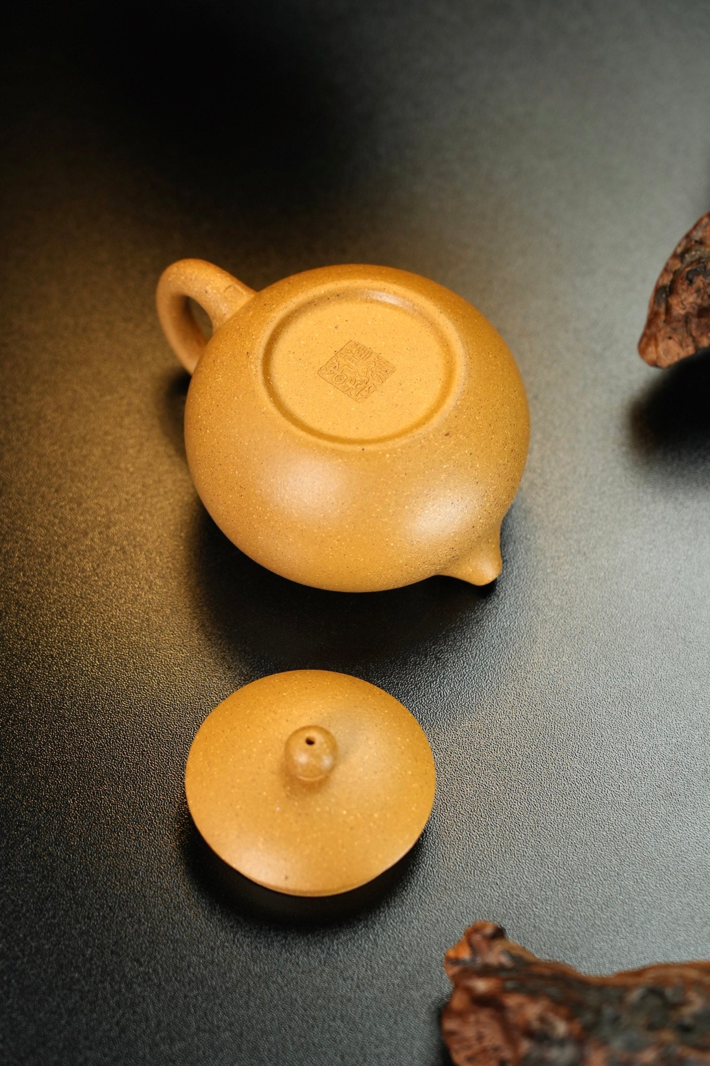 全手工【西施】 原矿极品黄金段泥·200cc·内推孔