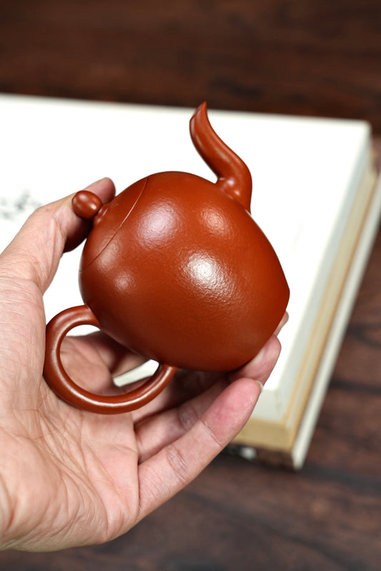 【美人肩·经典款】 原矿极品朱泥·170cc·7孔