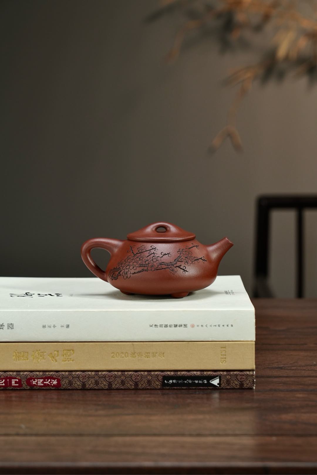 【景舟·石瓢】 原矿极品紫泥·240cc·14孔