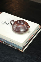 【饮月·摹古】 原矿极品老紫泥（柴烧）·260cc·14孔