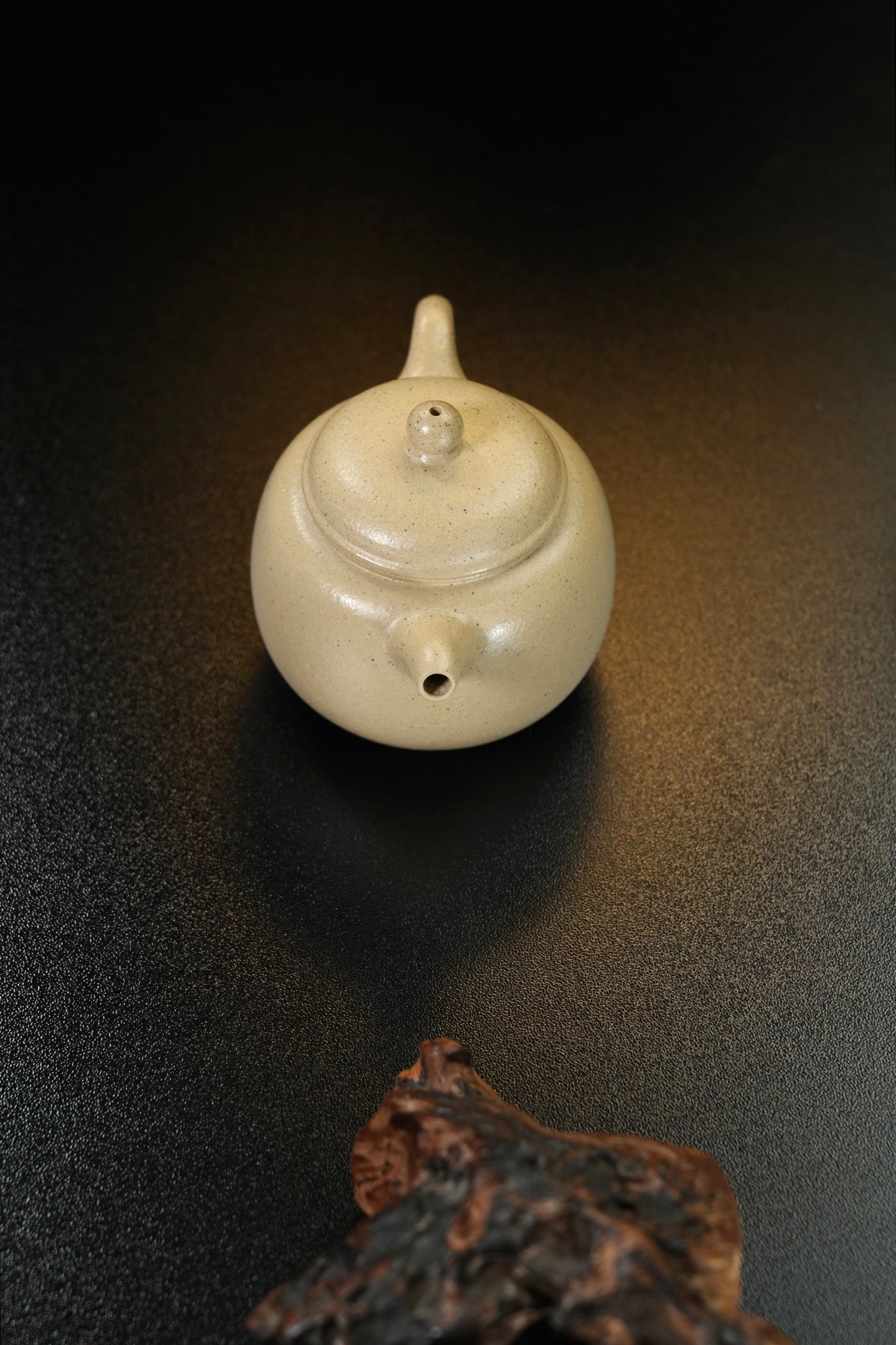 【匏尊·把玩器】 原矿优质本山绿泥·110cc·内推孔