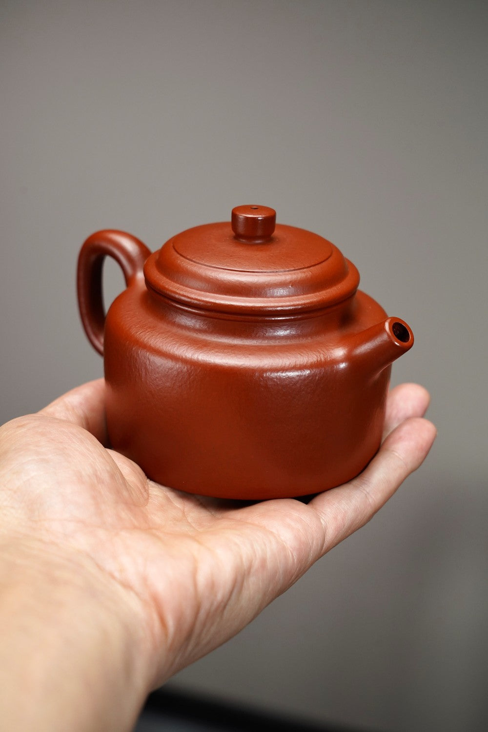 全手工【德钟】 原矿极品朱泥·240cc·内推孔