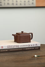 青玉四方·全手工 /多届全手工大赛二等奖大拍陶手吴涛作品 /容量360cc/家藏底槽清