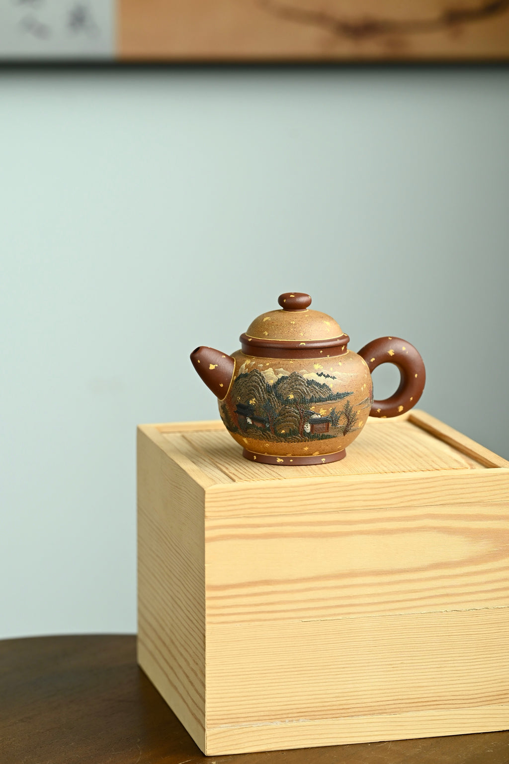 道洪珠圆·全手工 /六届全手工大赛一等奖高工施昌作品 /容量210cc/原矿底槽清