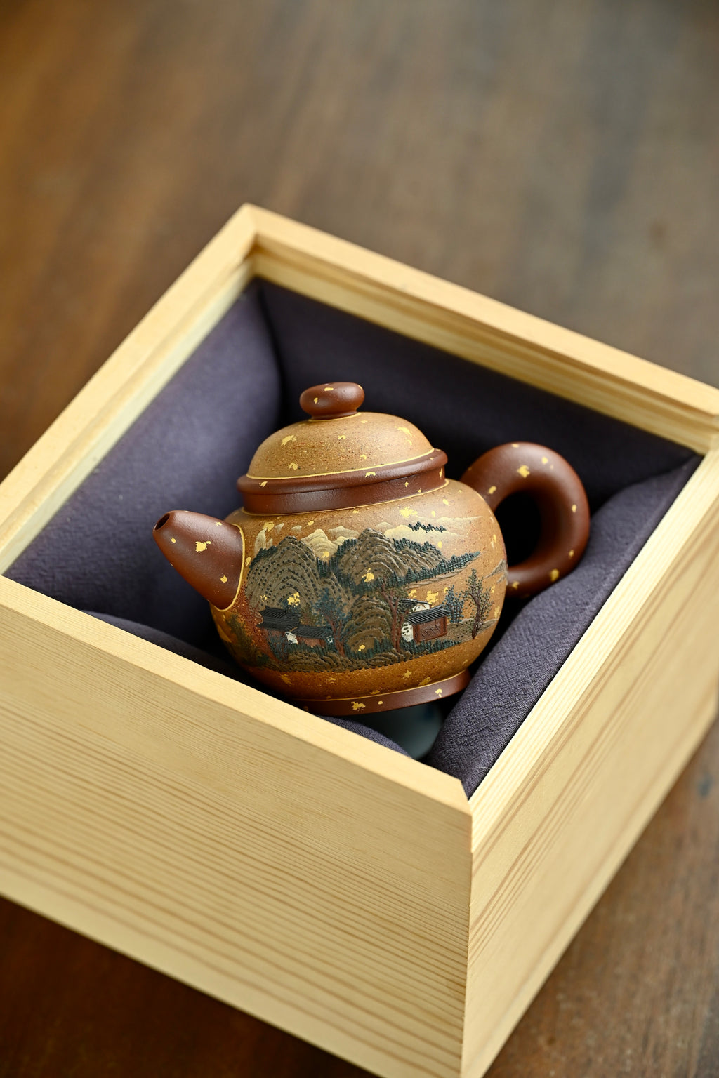 道洪珠圆·全手工 /六届全手工大赛一等奖高工施昌作品 /容量210cc/原矿底槽清