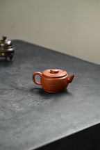 山水井栏·全手工/六届全手工大赛一等奖高工施昌作品 /容量120cc/原矿朱泥