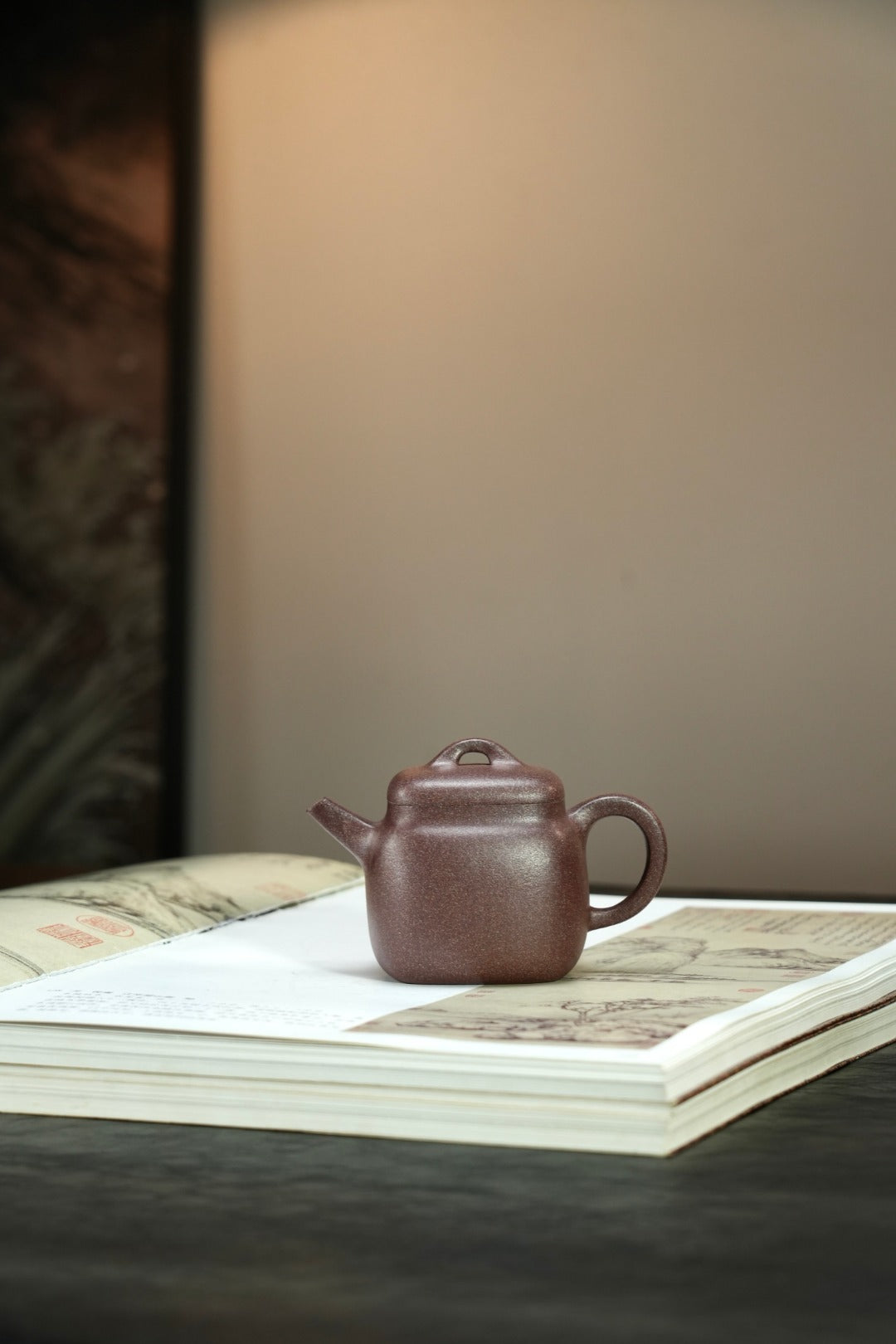 【耿浩方壶 礼藏双绝】紫砂80后方器巨匠·耿浩巅峰之作《善如壶》原矿极品桂花金砂·220cc