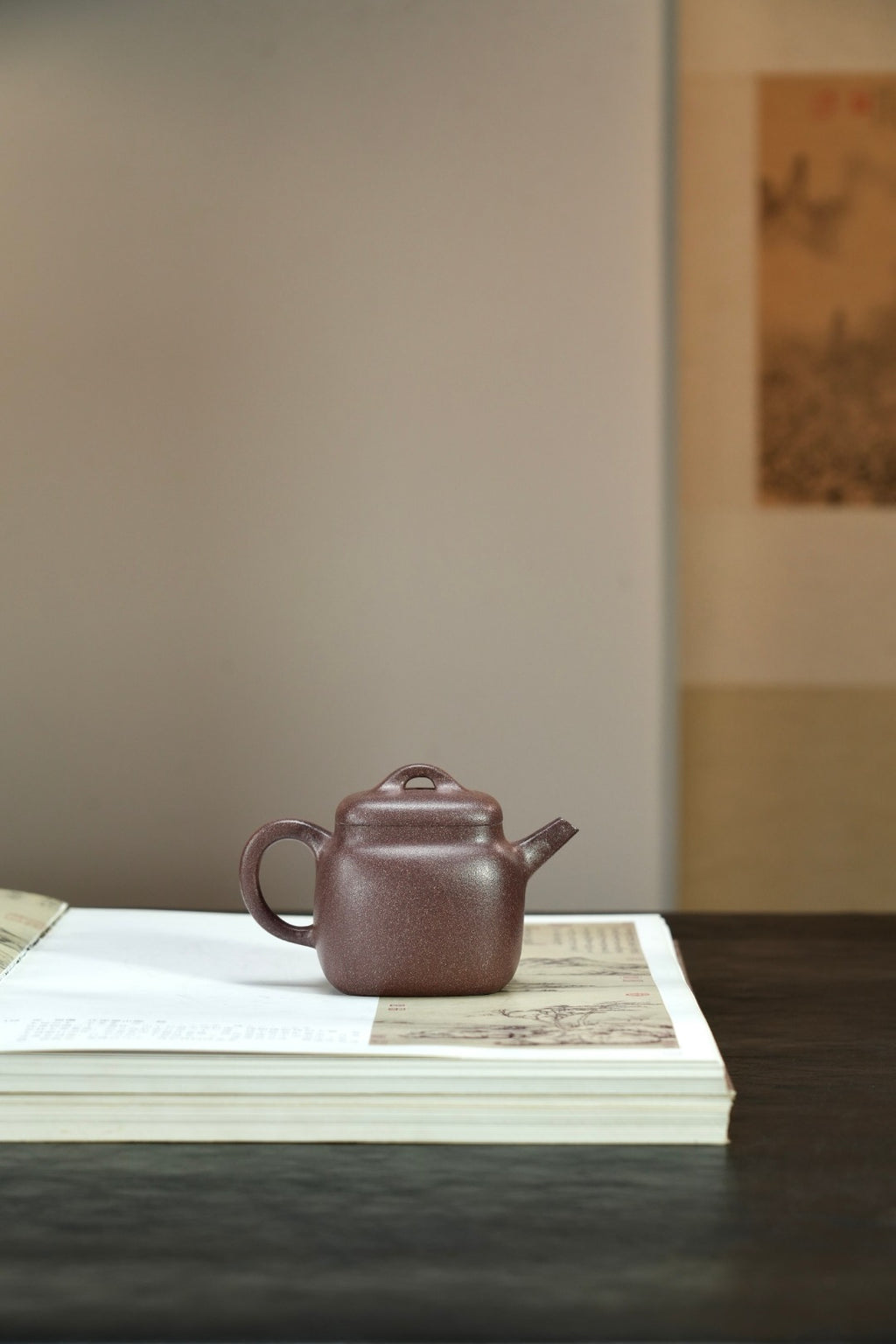 【耿浩方壶 礼藏双绝】紫砂80后方器巨匠·耿浩巅峰之作《善如壶》原矿极品桂花金砂·220cc
