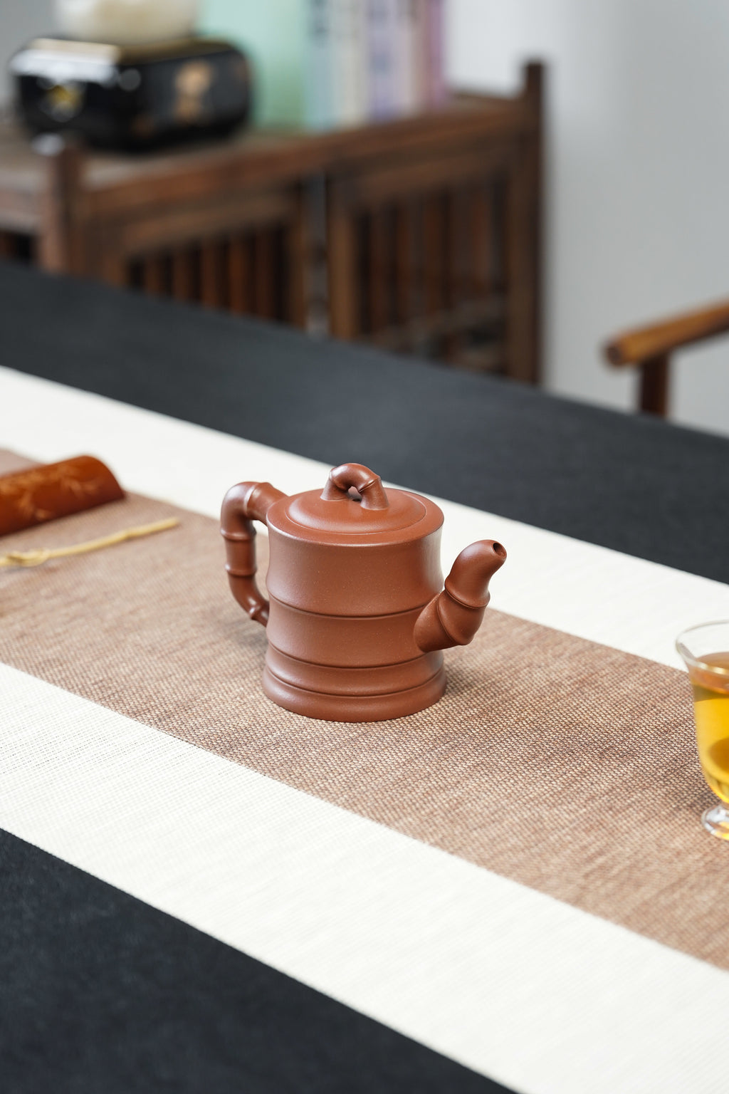 范泽锋大师高徒·省大师邱爽紫砂潜力重器【节节高升壶】原矿优质底槽清·230cc