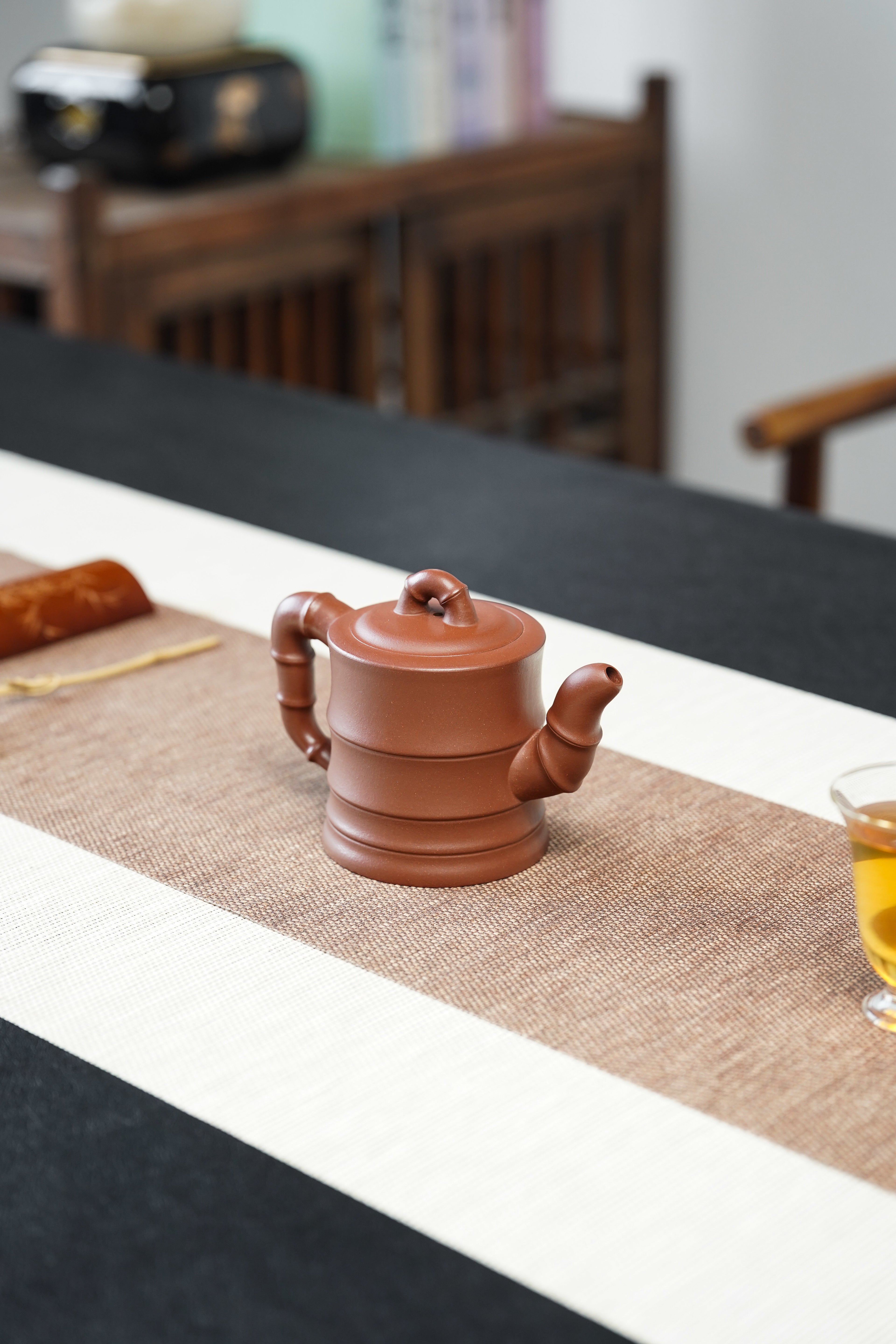 范泽锋大师高徒·省大师邱爽紫砂潜力重器【节节高升壶】原矿优质底槽清·230cc