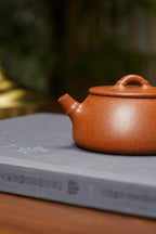 范泽锋大师高徒·省大师邱爽紫砂潜力重器【竹节大口石瓢壶】原矿优质金降坡·190cc