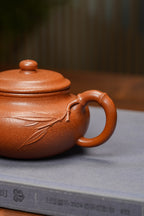 范泽锋大师高徒·省大师邱爽紫砂潜力重器【竹节仿古壶】原矿优质降坡泥·260cc