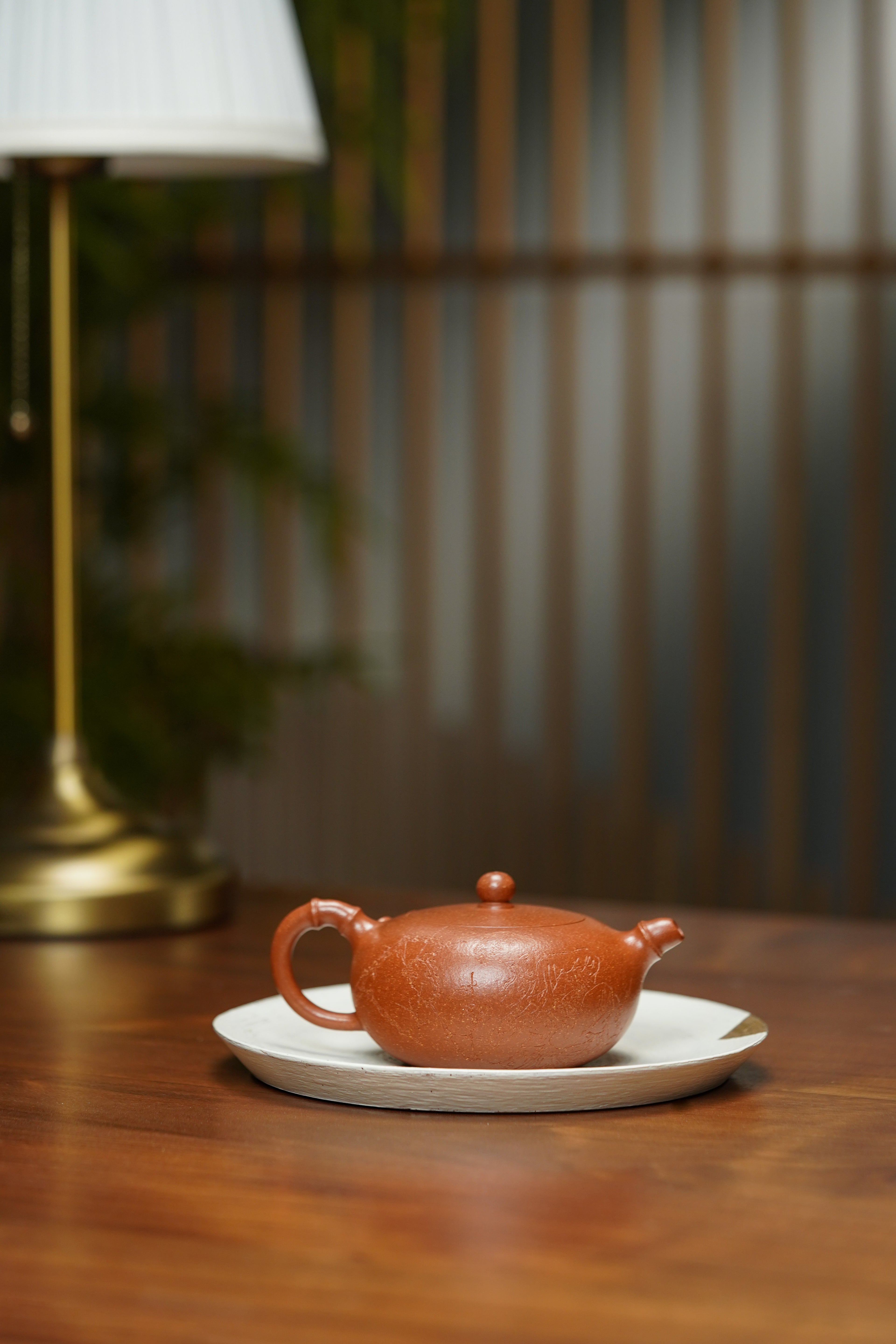 范泽锋大师高徒·省大师邱爽紫砂潜力重器【一粒珠壶】原矿优质金降坡·220cc