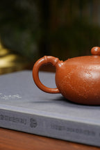 范泽锋大师高徒·省大师邱爽紫砂潜力重器【一粒珠壶】原矿优质金降坡·220cc