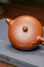 范泽锋大师高徒·省大师邱爽紫砂潜力重器【一粒珠壶】原矿优质金降坡·220cc