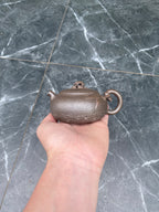 窑宝级柴烧孤品《太湖石趣》全手工制 原矿极品段泥柴烧·200cc
