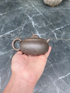 窑宝级柴烧孤品《太湖石趣》全手工制 原矿极品段泥柴烧·200cc