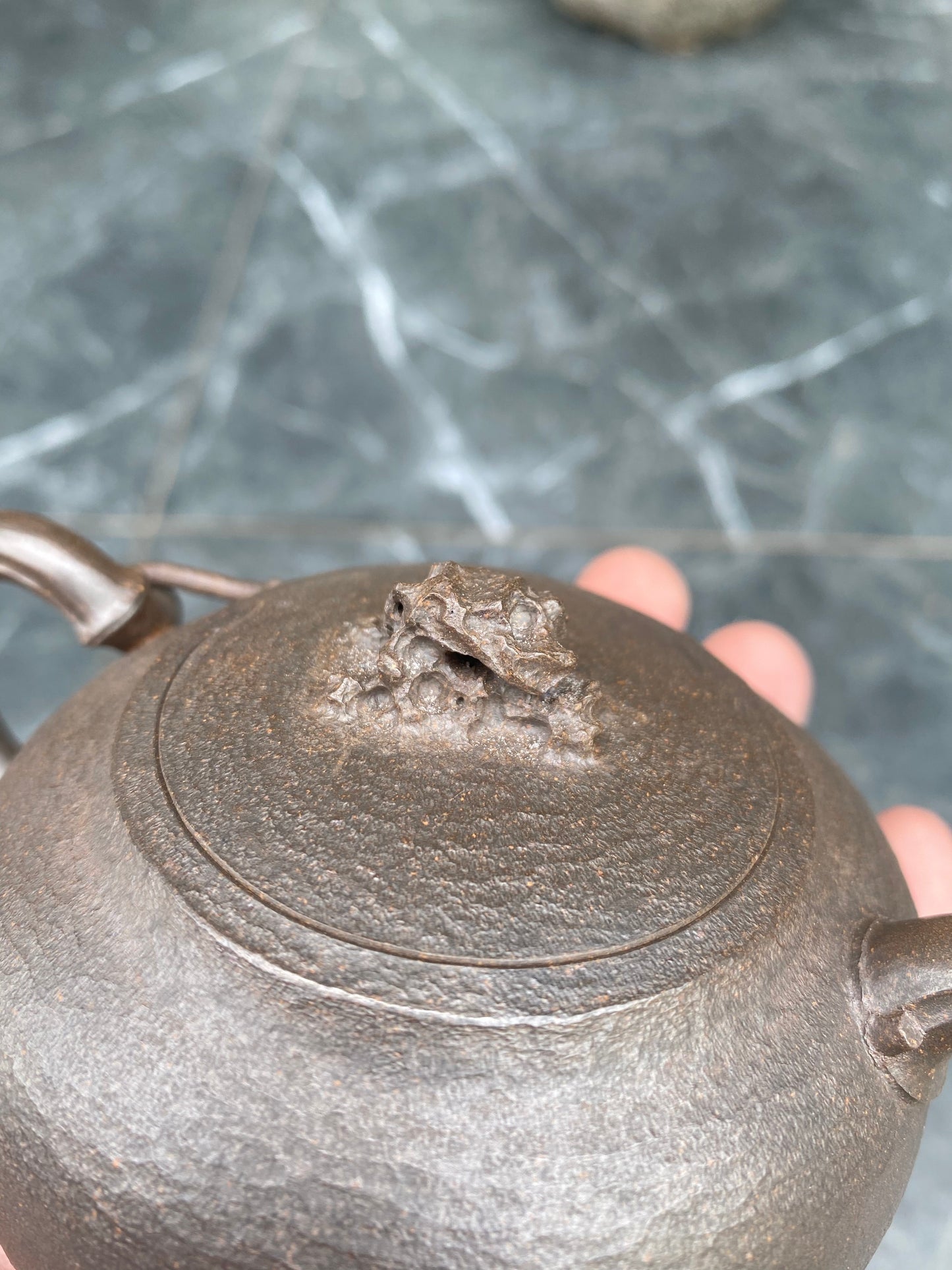 窑宝级柴烧孤品《太湖石趣》全手工制 原矿极品段泥柴烧·200cc