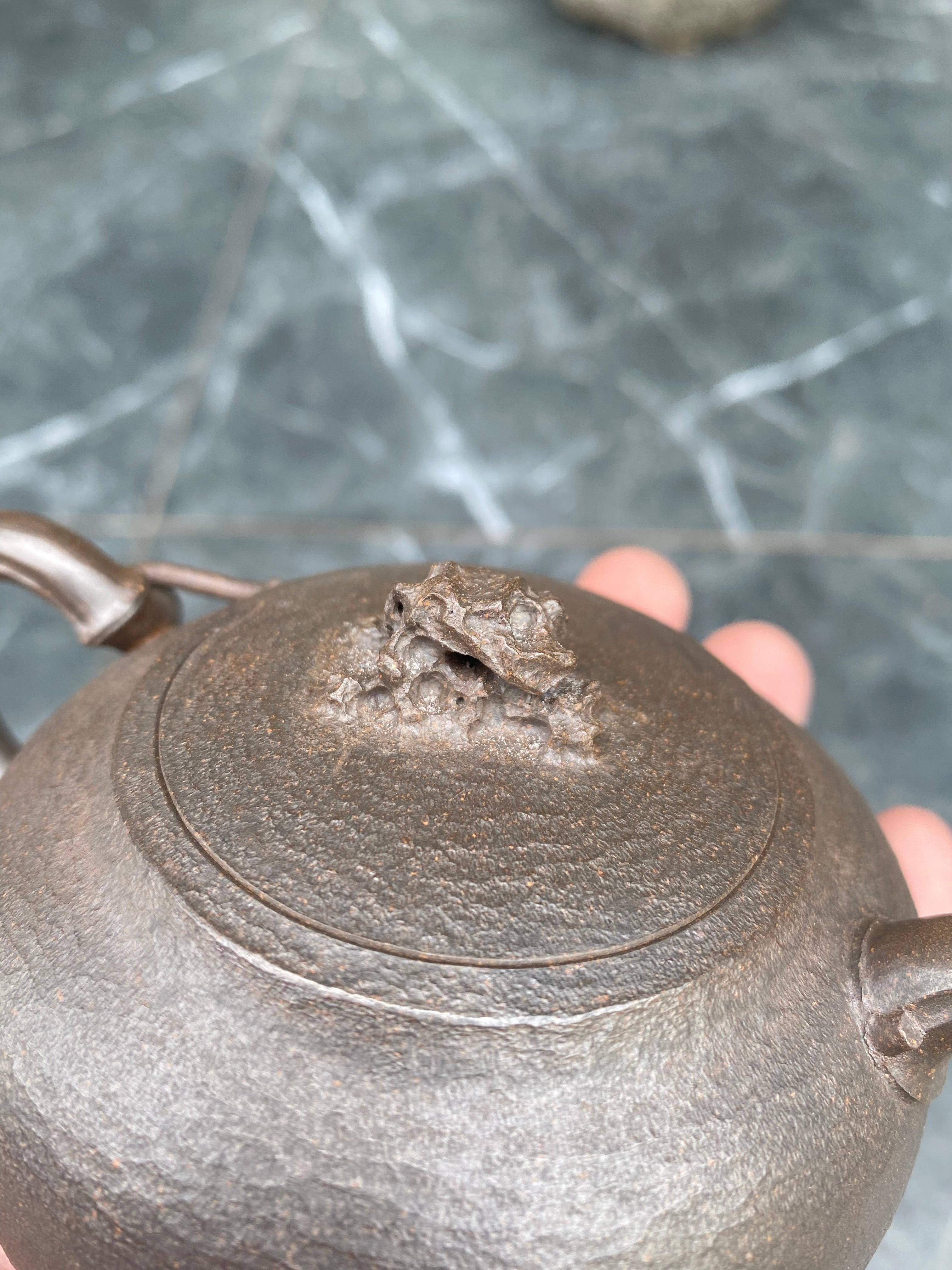 窑宝级柴烧孤品《太湖石趣》全手工制 原矿极品段泥柴烧·200cc