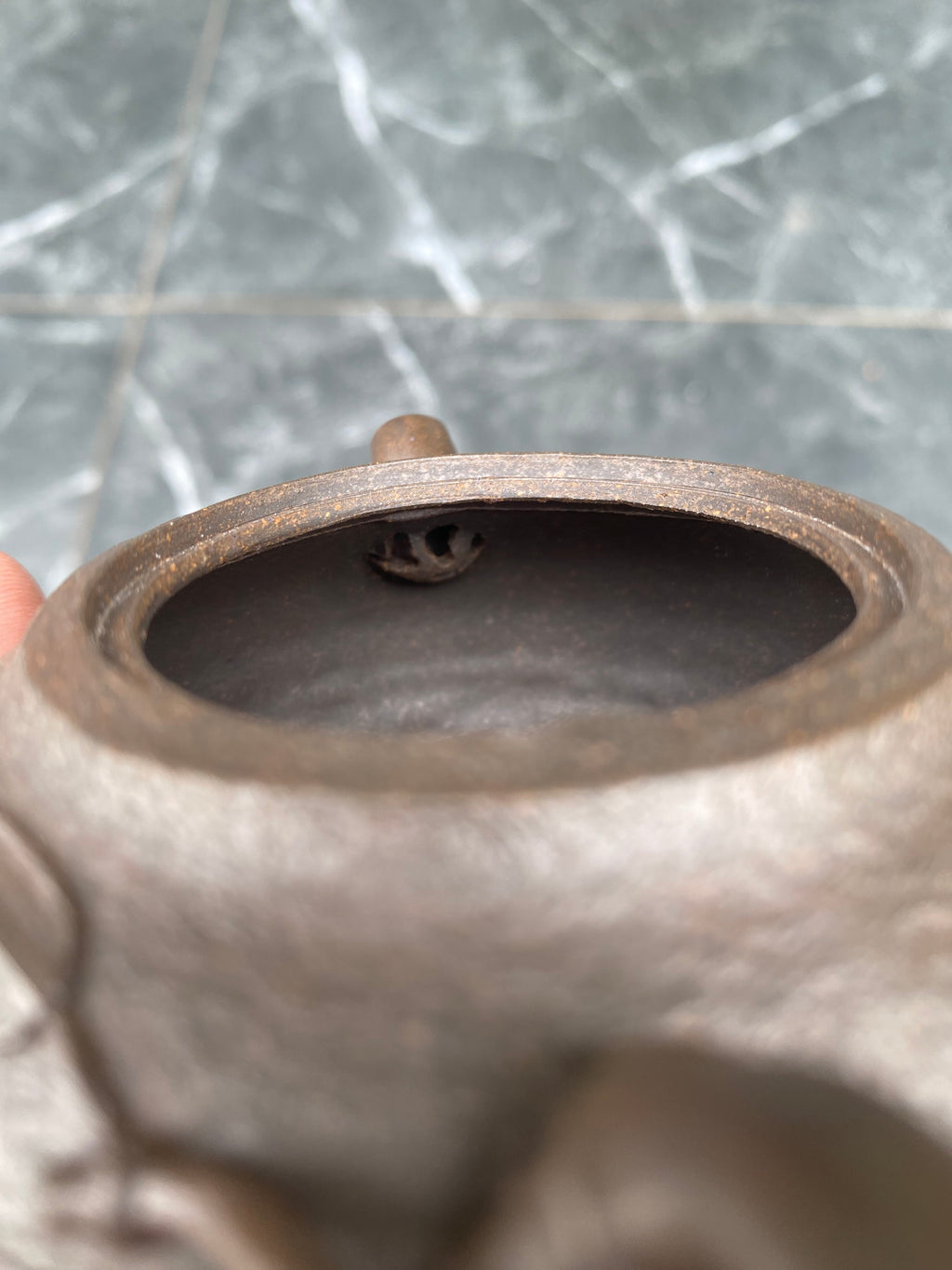 窑宝级柴烧孤品《太湖石趣》全手工制 原矿极品段泥柴烧·200cc